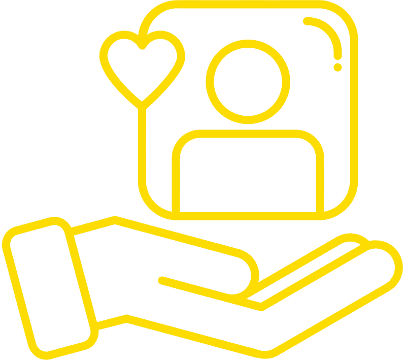 Pictogramm für persönlichen Service